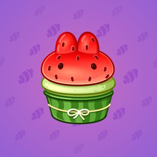 Bunny Muffin Watermelon model gift number 8918