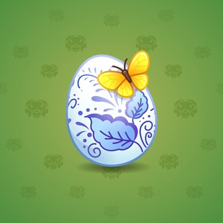Easter Egg Gzhel model gift number 119448