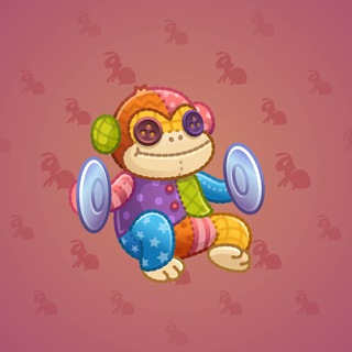 Jolly Chimp Patchwork model gift number 113012