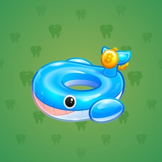 Pool Float Crypto Whale model gift number 163544