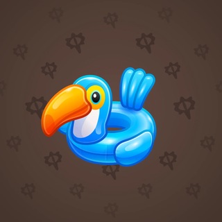 Pool Float Toucan model gift number 199412