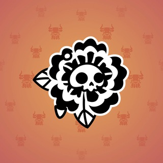 Skull Flower Newspaper model gift number 3041