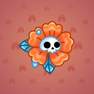 Skull Flower Sunburst model gift number 10941