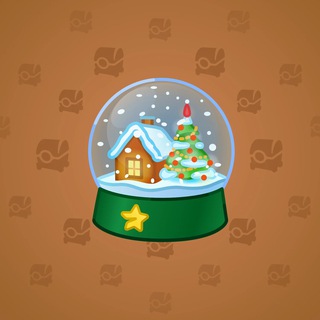 Snow Globe Emerald model gift number 54598