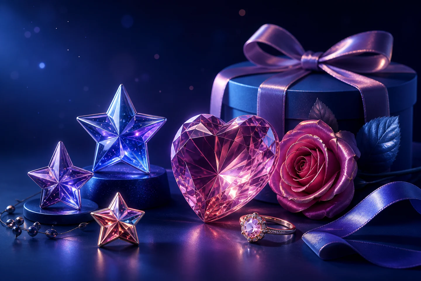 Original romantic digital gift arrangement for a girlfriend